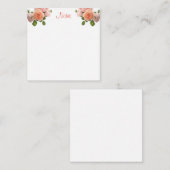 Vorlage für kalligraphische Rose für Wasserfarben (Vorne/Hinten)