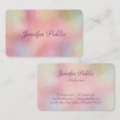 Vorlage für kalligraphische Skripte Elegante Moder Visitenkarte (Vorne/Hinten)