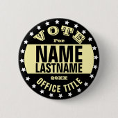 Vorlage für Kampagnen-Design Button (Vorderseite)