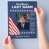 Vorlage für Kampagnen-Flyer Flyer (Hand)