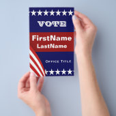 Vorlage für Kampagnen-Flyer Flyer (Handgriff)