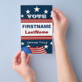 Vorlage für Kampagnen-Flyer Flyer (Handgriff)