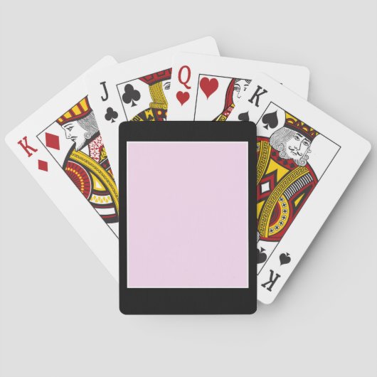 Vorlage für Karten mit schwarzem Poker Spielkarten (Rückseite)