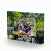 Vorlage für kaskadierende Waldwasserfallbäume Fotoblock (Rechts)