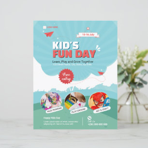 Vorlage für Kid's Funday Flyer