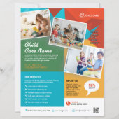 Vorlage für Kinderbetreuungsflyer (Vorderseite)