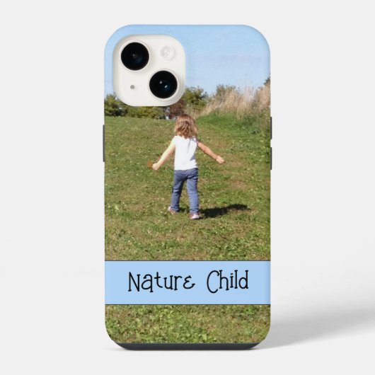 Vorlage für Kinderfotos der Eltern iPhone Hülle (Rückseite)