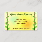 Vorlage für Kinderzimmer-Visitenkarten mit abgerun Visitenkarte (Rückseite)