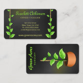 Vorlage für Kinderzimmer-Visitenkarten mit schwarz Visitenkarte (Vorne/Hinten)