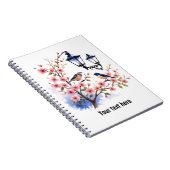 Vorlage für Kirschblüten Notizblock (Rechte Seite)