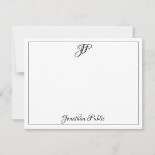 Vorlage für klassische Kalligrafie Text Monogram B