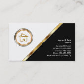 Vorlage für klassische Realtor-Visitenkarten Visitenkarte (Vorderseite)