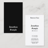 Vorlage für klassisches handgeschriebenes Skript r Visitenkarte (Vorne/Hinten)