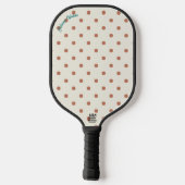 Vorlage für kleine Polka Dots Pickleball-Paddle Pickleball Schläger (Rückseite)