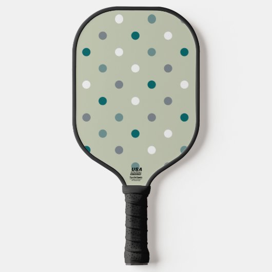 Vorlage für kleine Polka Dots Pickleball-Paddle Pickleball Schläger (Vorderseite)