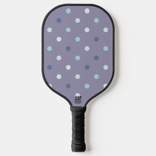 Vorlage für kleine Polka Dots Pickleball-Paddle Pickleball Schläger (Vorderseite)
