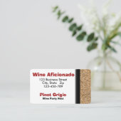 Vorlage für Korkgrenzbilder, Visitenkarte (Stehend Vorderseite)