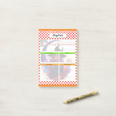 Vorlage für Krankenpflege Post-it Klebezettel (Auf Schreibtisch)