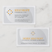 Vorlage für kreative Berufliche Visitenkarten Visitenkarte (Vorne/Hinten)