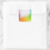 Vorlage für kreative, moderne Abstrakte Kunst Quadratischer Aufkleber (Tasche)