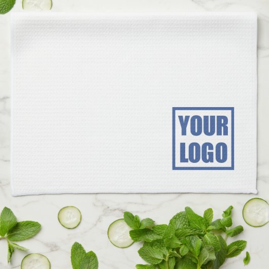 Vorlage für Küchentücher - Geschäftslogo (Gefaltet)