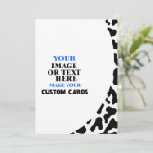 Vorlage für Kuhhautmuster, Erstellen Sie Ihre eige (Stehend Vorderseite)