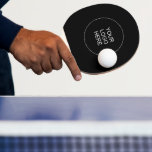Vorlage für kundenspezifische Firmenlogo Tischtennis Schläger<br><div class="desc">Individuelle Firmenlogo Template Sport & Outdoor Gear / Spielzimmer / Ping Pong / Paddles / Elegante Doppelseitenprint Schwarz-weiß Ping Pong Paddle Paddel.</div>