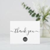 Vorlage für kundenspezifische Kundenbewertung Postkarte (Stehend Vorderseite)