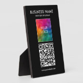 Vorlage für kundenspezifisches QR-Code-Firmenlogo Fotoplatte (Seite)
