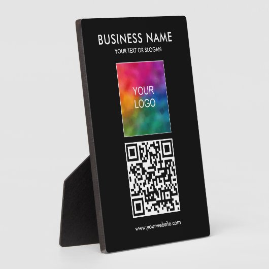 Vorlage für kundenspezifisches QR-Code-Firmenlogo Fotoplatte (Seite)