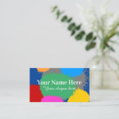 Vorlage für Kunsthandwerkskarten Visitenkarte (Stehend Vorderseite)