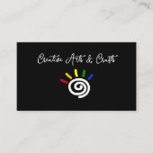 Vorlage für Kunsthandwerkskarten Visitenkarte (Vorderseite)