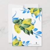 Vorlage für Lemon Foliage Baptism (Rückseite)