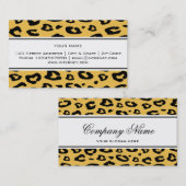 Vorlage für Leopard-Visitenkarten Visitenkarte (Vorne/Hinten)