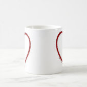 Vorlage für Liebe und Hass-Tasse Kaffeetasse (Mittel)