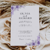Vorlage für lila Hochzeiten