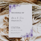 Vorlage für lila Hochzeiten