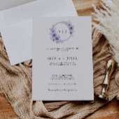 Vorlage für lila Hochzeiten