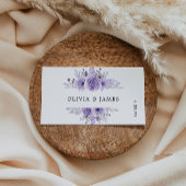 Vorlage für lila Hochzeitsstipps