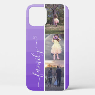 Vorlage für lila Ombre-Fotos der FotoCollage-Famil Case-Mate iPhone Hülle