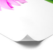 Vorlage für lila, rosa Daisy-Daten Poster (Ecke)