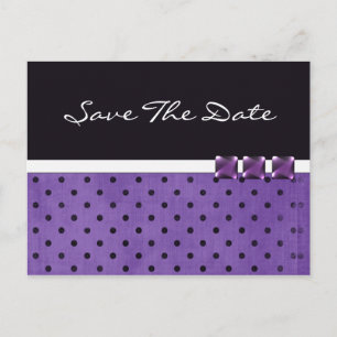 Vorlage für lila Save the Date Hochzeitstorte