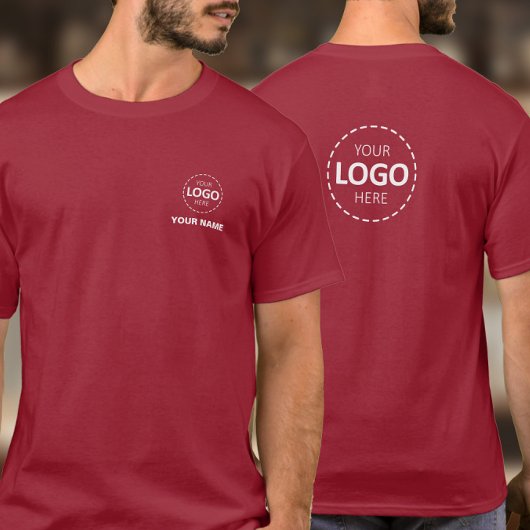 Vorlage für Logos und Namen - Mitarbeiter für Vord T-Shirt