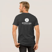 Vorlage für Logos von Textfirmen Mindest-Kohle sch Tri-Blend Shirt (Rückseite voll)