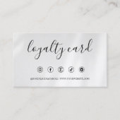 Vorlage für Loyalitätskarten, Moderne Kundenbindun Treuekarte (Vorderseite)