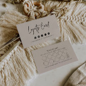 Vorlage für Loyalitätskarten, Moderner Kunde Treuekarte