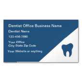 Vorlage für Magnetkarten von Zahnarztbüros Magnetische Visitenkarte (Vorderseite)