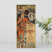 Vorlage für Maskeneinladungen zu Halloween (Stehend Vorderseite)