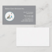 Vorlage für medizinische Logos für Senior Care Ser Visitenkarte (Vorne/Hinten)