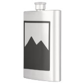 Vorlage für Metallflaschen Flachmann (Links)